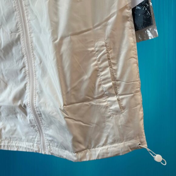 Mono B Anthropologie Cream Sleeveless Lightweight Windbreaker Vest New‎ Small - Picture 3 of 6